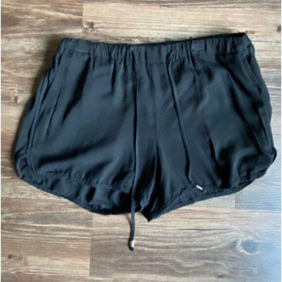 Old Navy sz S black running exercise drawstring shorts - Picture 2 of 7
